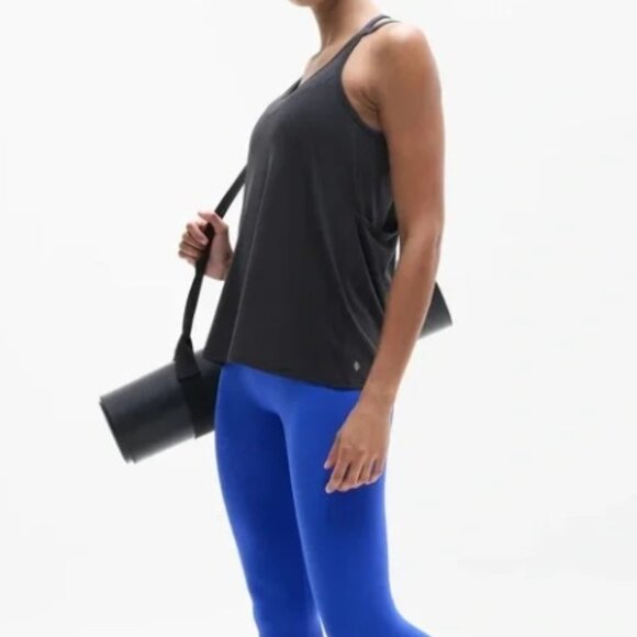 NWT Athleta with Ease Strappy tank black size small top - Picture 3 of 3